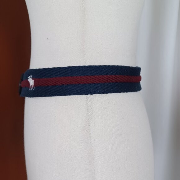 Vintage Abercrombie Kids Reversible D-Ring Belt, Up to 32" - Picture 3 of 9